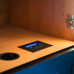 Custom Display Humidor - Accent Chests And Cabinets