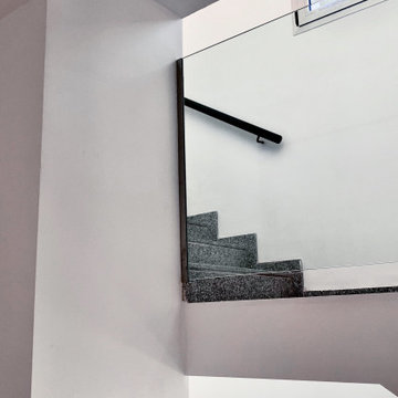 Barandillas y huecos de vidrio | Escalera recta | ARTEMIS RESIDENCIAL