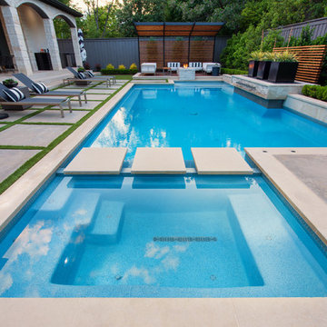 Lansdowne Modern Swimming Pool + Outdoor Living