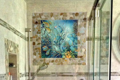 Bathroom Shower Tile Mural