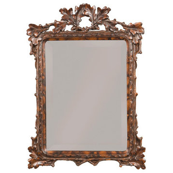 Small Carved Rectangle Bevel Mirror