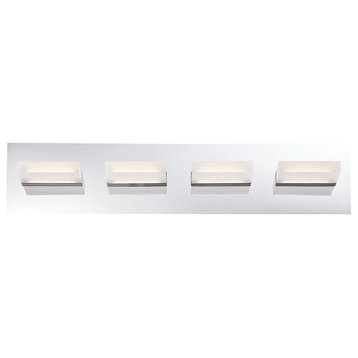 24 Inch 20W 4 LED Bath Bar-Chrome Finish - Bathroom -Vanity lighting