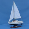 Catalina Model Sailing Boat, Wood, 24"