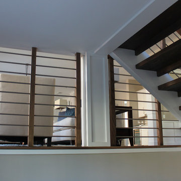 Project #22 | Stainless Steel & Dark Wood Treads
