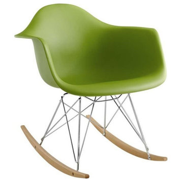 Adaire Plastic Lounge Chair, Green