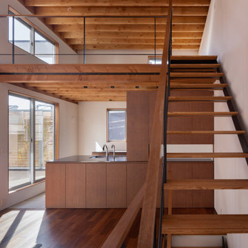 ロフトへの階段