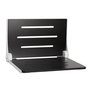 Black Seat With Silver Frame