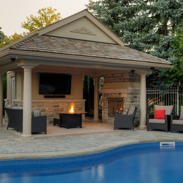 Gas Fireplace & Firetable