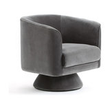 Кресло вращающееся из велюра, Austin AM.PM