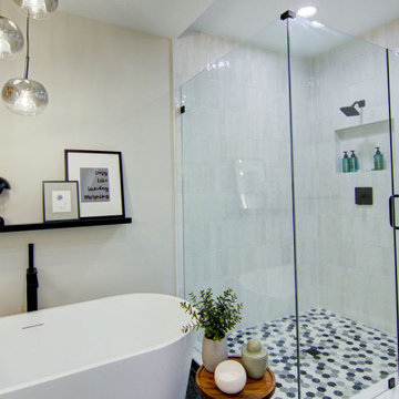 Elegant Classic Primary Bath Remodel Kansas City, MO