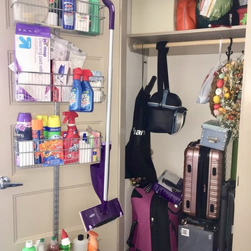 Utility Closet Before and After