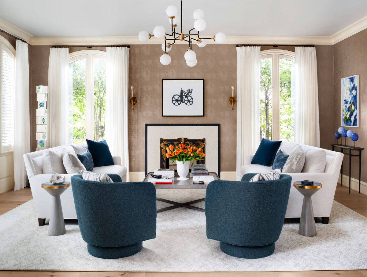 Transitional Living Room