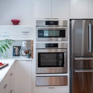 Modern Minimalist White Kitchen