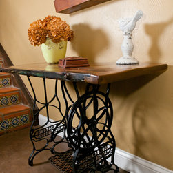 Vintage Console Table with Black Base - Products