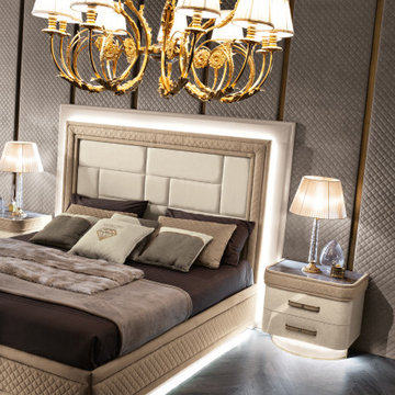 Contemporary Italian Bed DIAMOND by MobilPiu Luxury