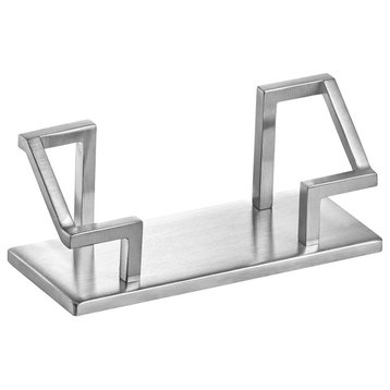 Stainless Steel Business Card Holder, Satin Finish.