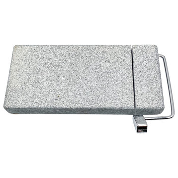 Granite Slab Cheese Slicer, Silver Handle