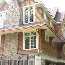 K-Style copper gutter installation - 1 - Roofing And Gutters