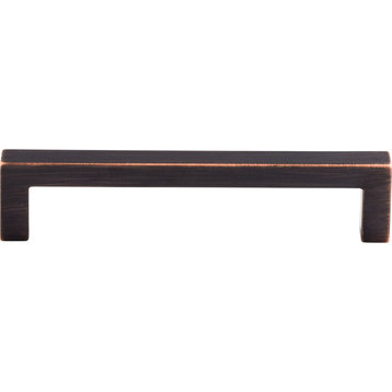 Top Knobs M1650 Square 5-1/16 Inch Center to Center Handle - Tuscan Bronze