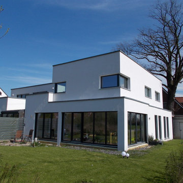 Passivhaus im Bauhausstil