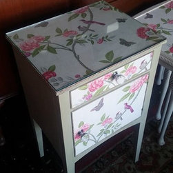 FOR SALE-vintage glass topped cabinet...&pound;65.00 - Products