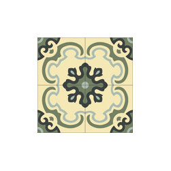 "Toulouse" 8x8 Encaustic Cement Tiles - Wall And Floor Tile