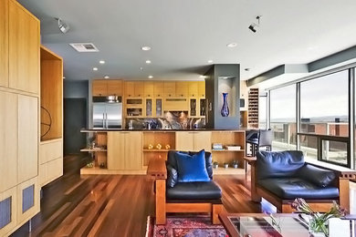 Inspiration for a contemporary living room remodel in San Francisco