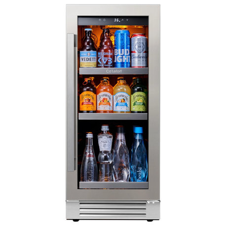 Ca'Lefort 15" 100 Cans  Beverage Refrigerator Built-In Soda Beer Drink Cooler