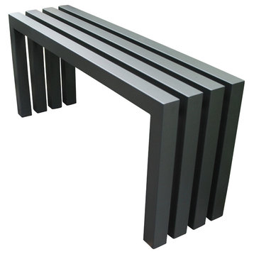Linear Bench Gunmetal Grey, 40" Length