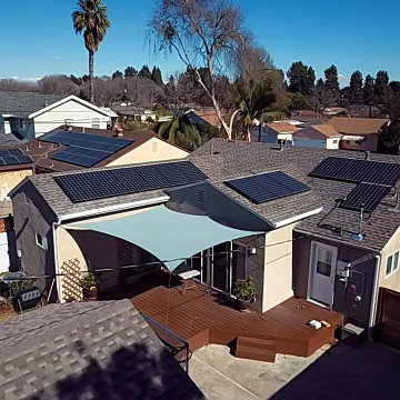 Long Beach House Solar Installation