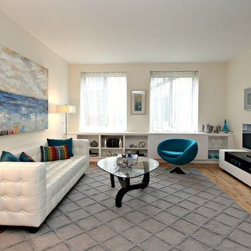 NYC Living/Family/Den Rooms by Designed to Appeal