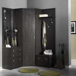 Alice Corner Hall Unit | Oak Ferrara - Closet Organizers
