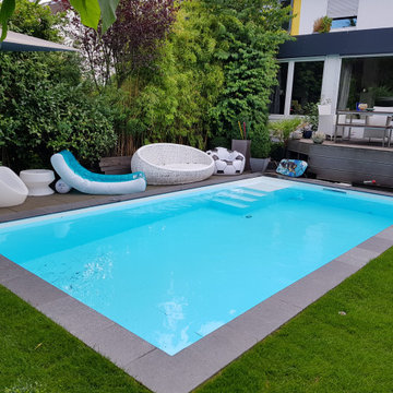 NIVEKO Polystone Top Level Fertigbecken 6,00 x 3,50 x 1,50 m