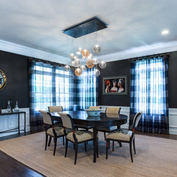 Mod, Blown Glass Dining Room Chandelier - Lighting