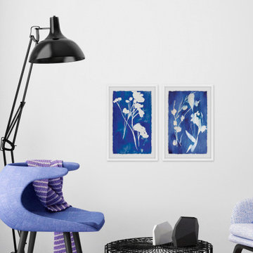 White Stems Diptych