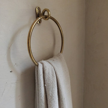 Solid Brass towel ring