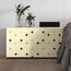Yellow Diamond Vinyl Sticker, Yellow, 120x95 cm