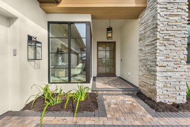 Example of a minimalist entryway design in Tampa