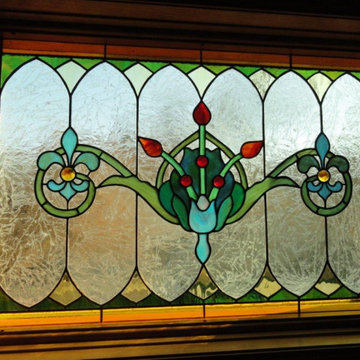 Stained Glass in Doors, Shutters, and Open Areas
