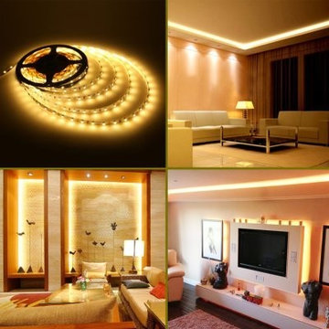 Lighting EVER Lampux 12V Flexible LED Strip Lights, Daylight White, 300 Units 35