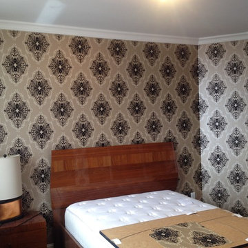 Aqualina at sunny isles wall covering installation