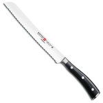 Wusthof - Wusthof Classic Ikon - 8" Bread Knife - Fresh, crunchy breads, even cutting the birthday cake - the serrated edge does it all.