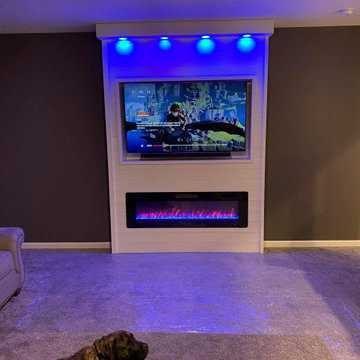 Custom Fireplaces with Tv mounts and Built-ins