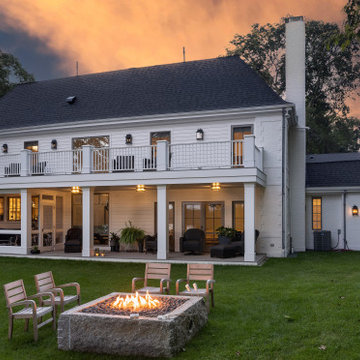 Two Story Back Deck & Firepit