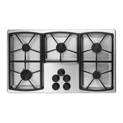 Dacor Classic 36" Gas Cooktop, Stainless Steel Liquid Propane | SGM365SLPH - Cooktops