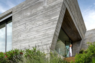 Inspiration for a modern exterior home remodel in Other
