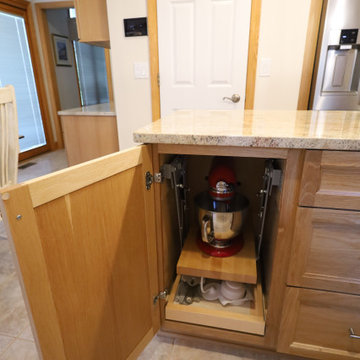 Warm Wood Wonder: White Oak Kitchen Remodel with Smart Storage