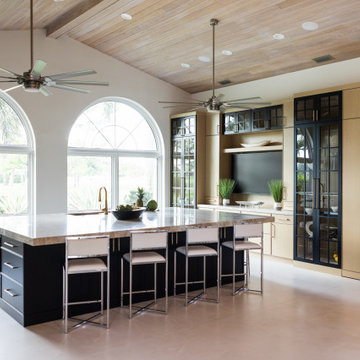 Rift Cut White Oak and Black Golf Village