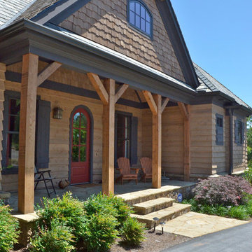The Long Lake Cottage House Plan 07124, Front Entrance