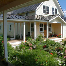 outside porch/ stone